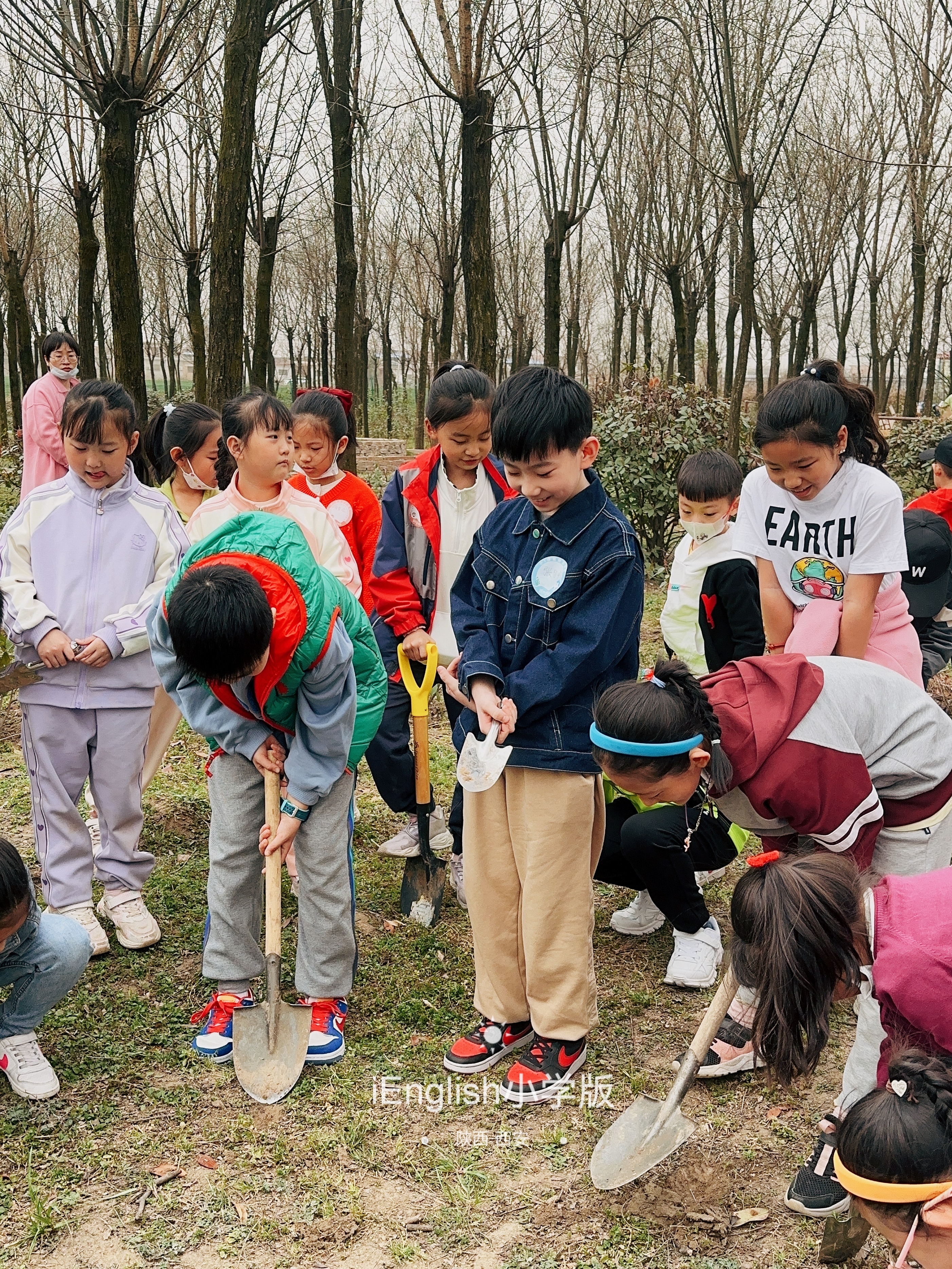 植树节iEnglish双语社会实践系列活动在西安成功举办