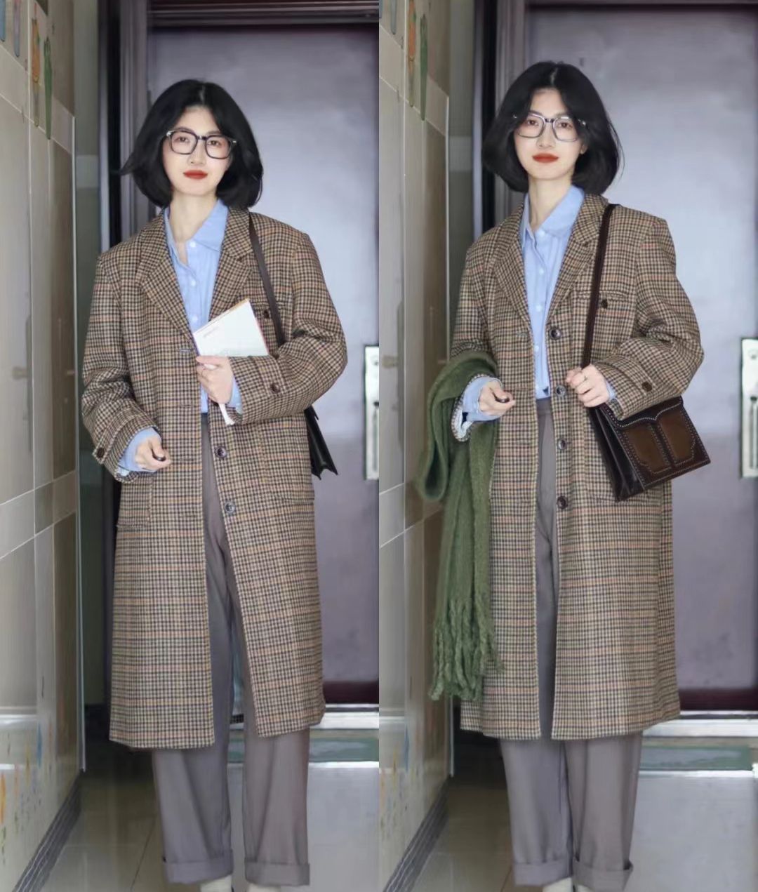 长大衣衣服搭配技巧,长大衣怎么整理里面搭配什么衣服