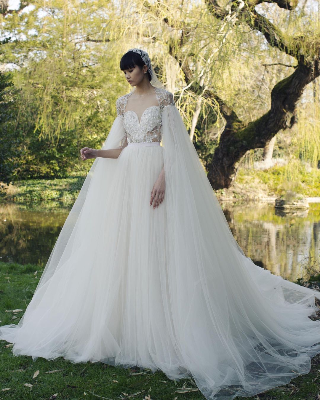 eliesaab婚纱高定2023,黎巴嫩eliesaab仙女裙高定