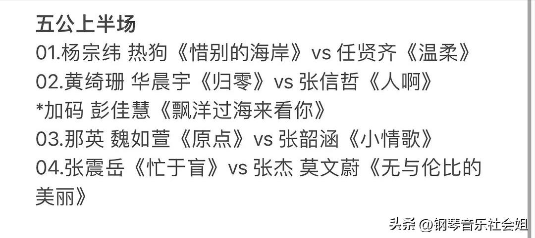 声生不息宝岛季那英组演唱会,声生不息宝岛季五期金曲是哪两首