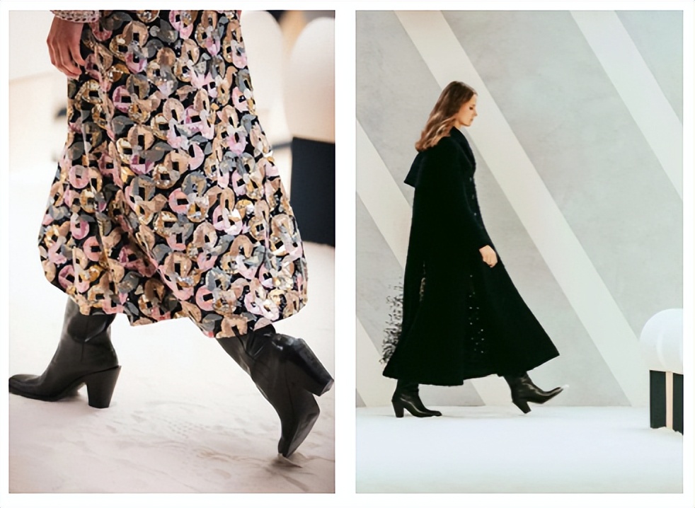 巴黎世家2023fw秀,chanel高定连衣裙