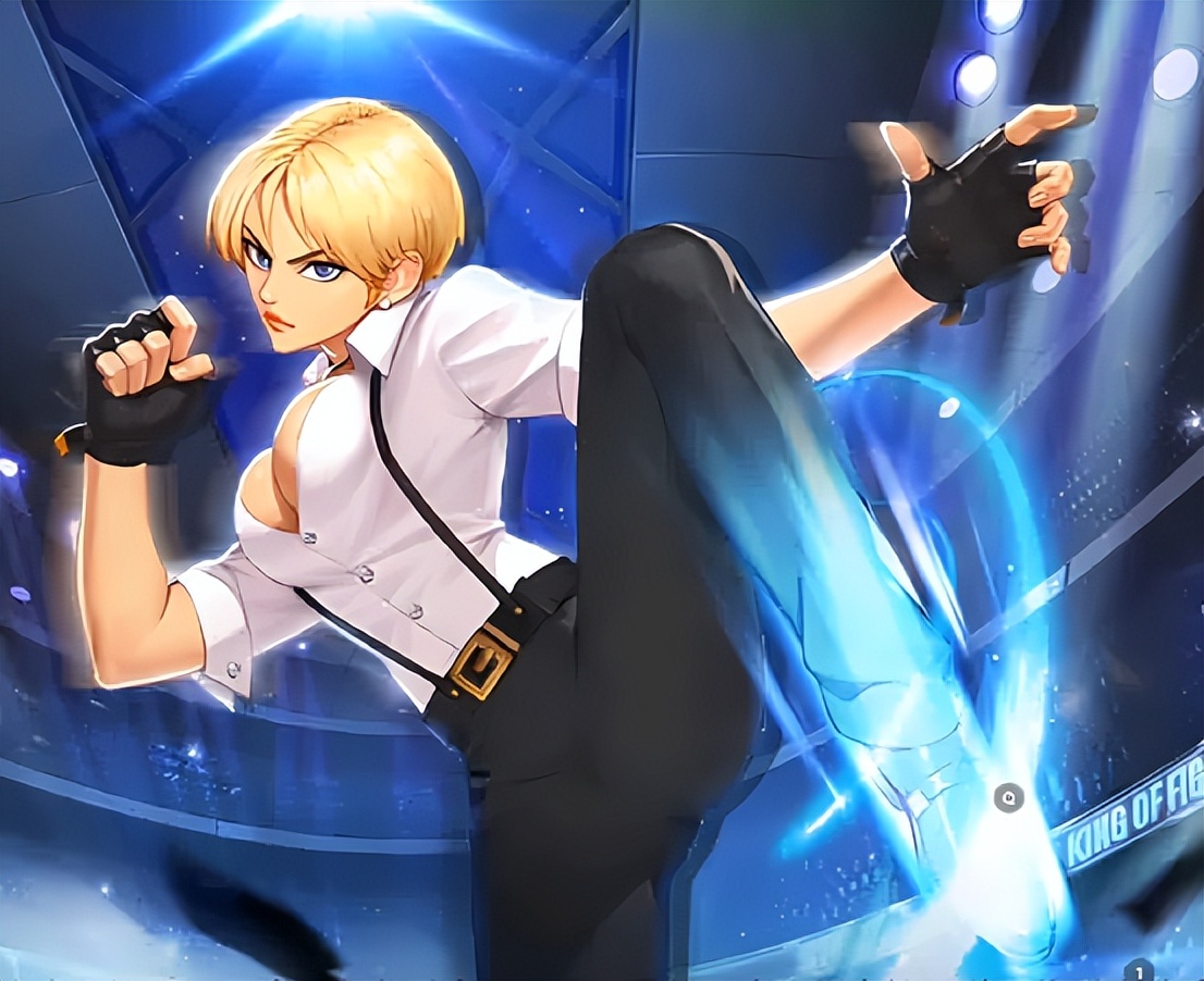 SNK首位爆衣女角色，拳皇男装丽人King