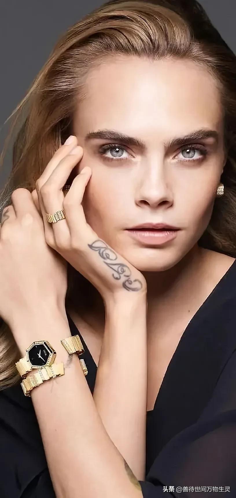 英国超模卡拉迪瓦伊,英国超模卡拉迪瓦伊海边