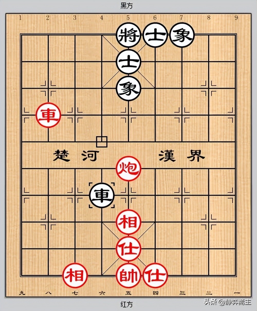 单车士守和车单兵定式,单车士象全守和炮车的定式