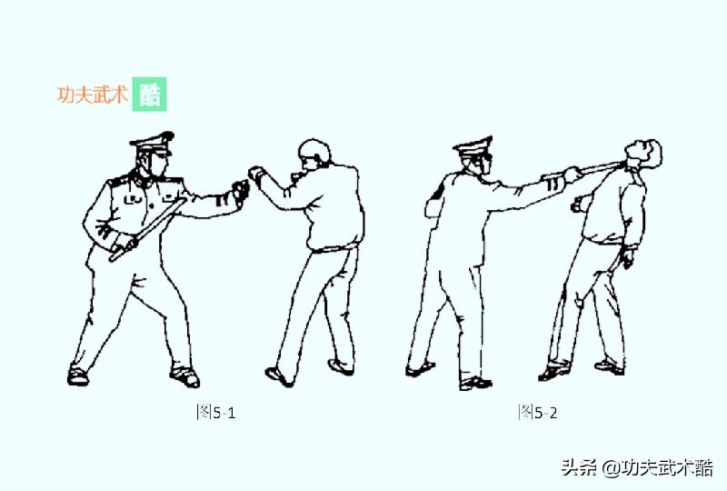 警棍盾牌搏击术讲解视频,警棍格斗式准备动作