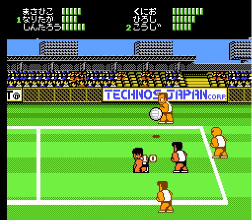 热血系列游戏躲避球,红白机经典游戏足球