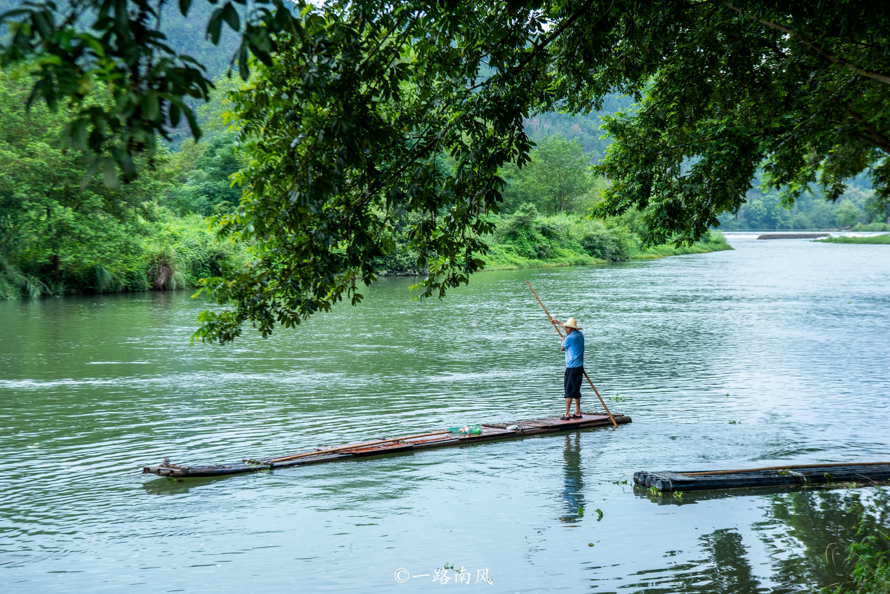 浙江丽水古堰画乡瓯江美景,丽水雨中的古堰画乡太美了