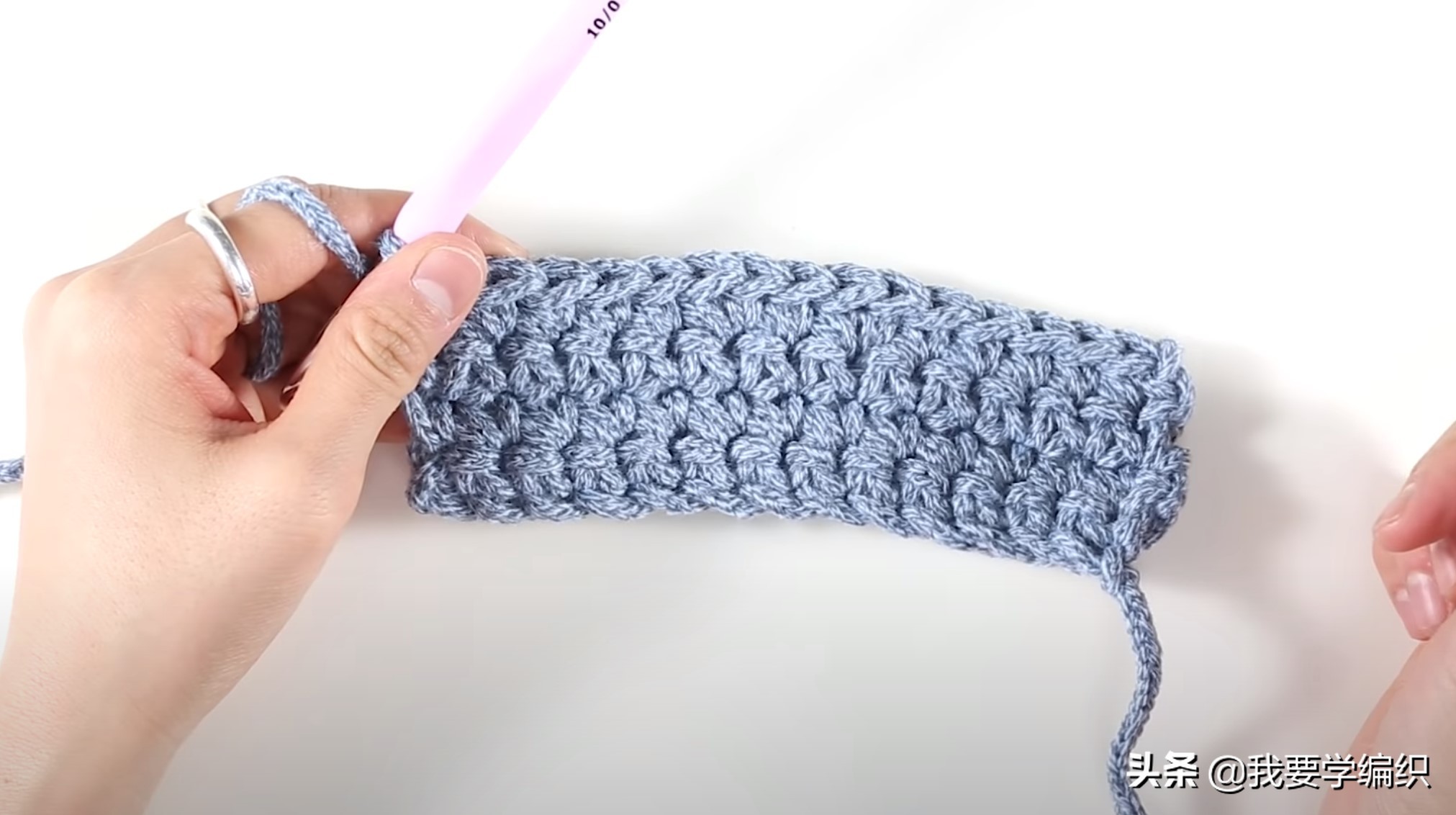 新手入门学钩小包,新手学钩包包视频教程