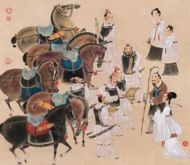 古文朗诵木兰辞主持报幕,小古文木兰辞动画