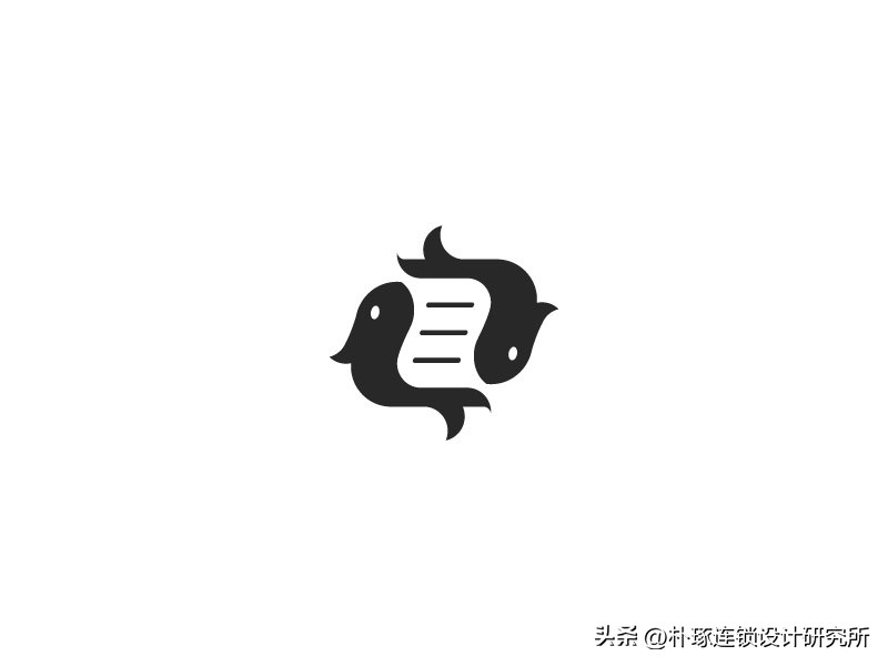 logo鱼设计创意图片欣赏,饭店logo鱼设计图片