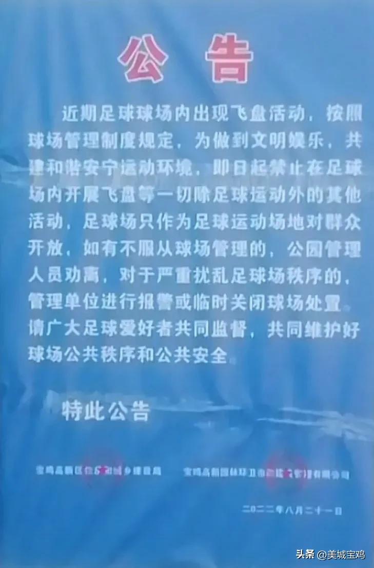 足球场禁止飞盘,飞盘运动使用足球场地合理吗