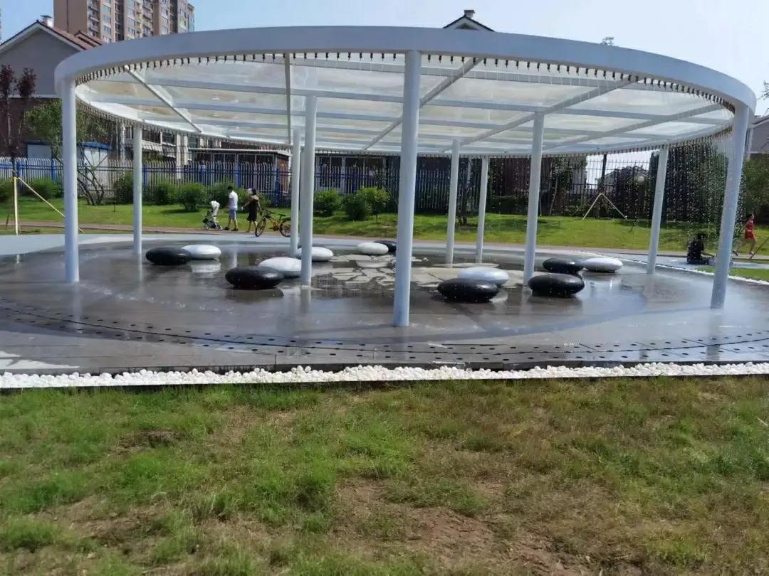 这里的水“玩嗨了”!青城有座海绵公园,你知道在哪儿吗→