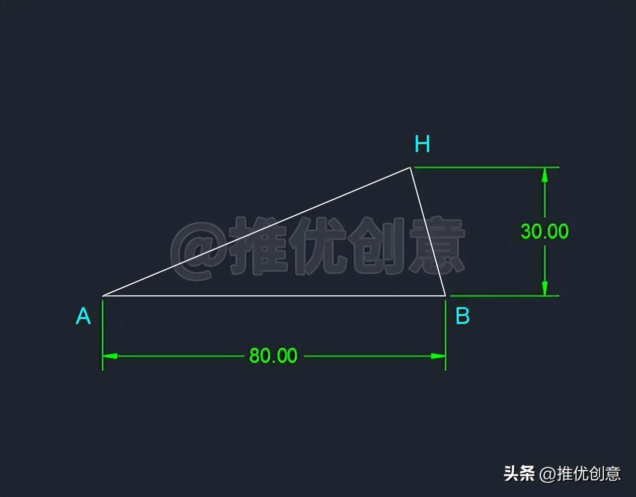 阿氏圆绘图实例教程（二）阿波罗尼斯圆autocadcad教学CAD练习题