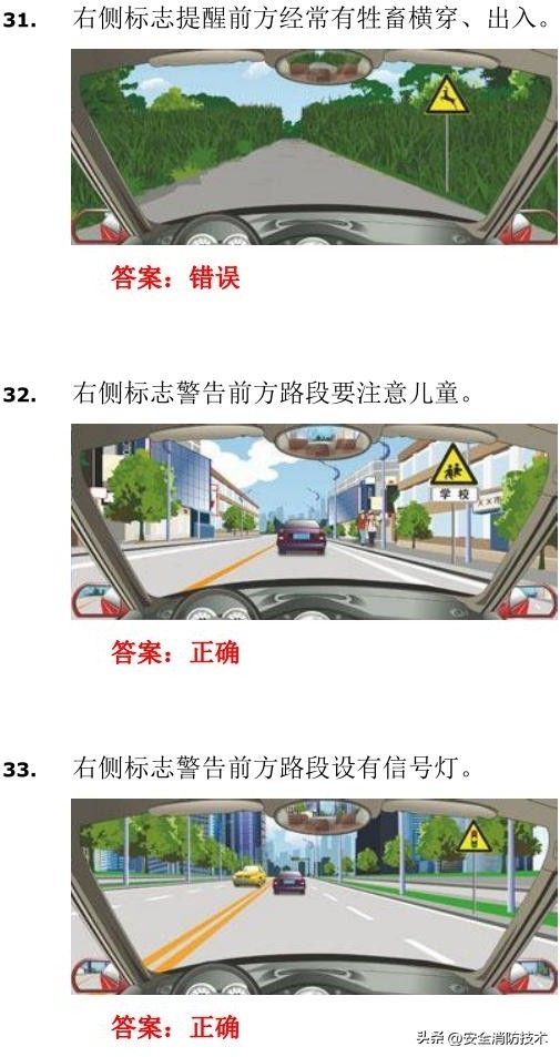 驾考科目四题库完整版2023年,驾照考试科目四试题