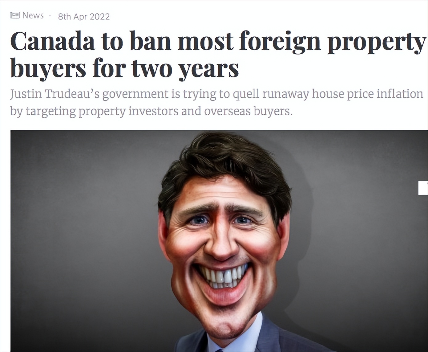 加拿大禁止外国人买房英语,加拿大禁止华人买房吗