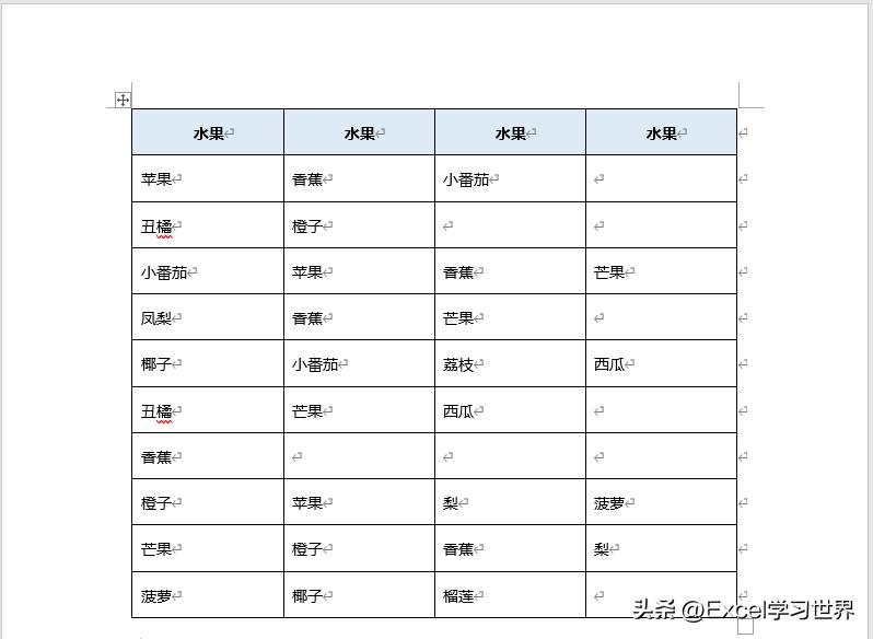 word表格如何设置文字分隔的符号,word怎么调整表格的行高和列宽