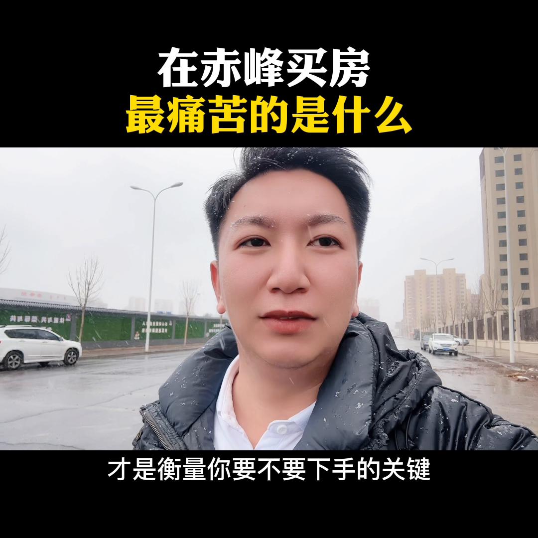 赤峰买房攻略最新消息,买房痛苦到什么程度