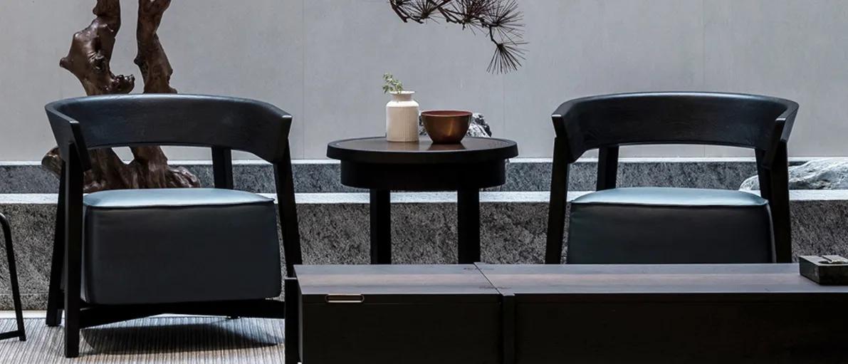 现代圈椅组合客厅,现代圈椅搭配