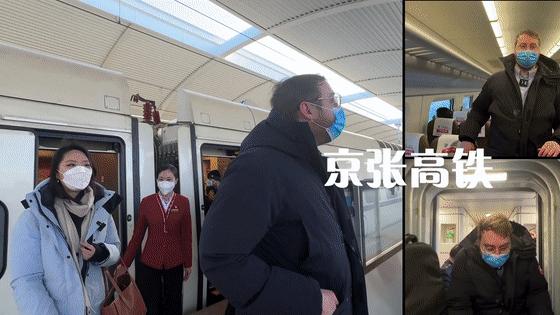 坐上高铁去大陆最火抖音,坐上高铁去滑雪