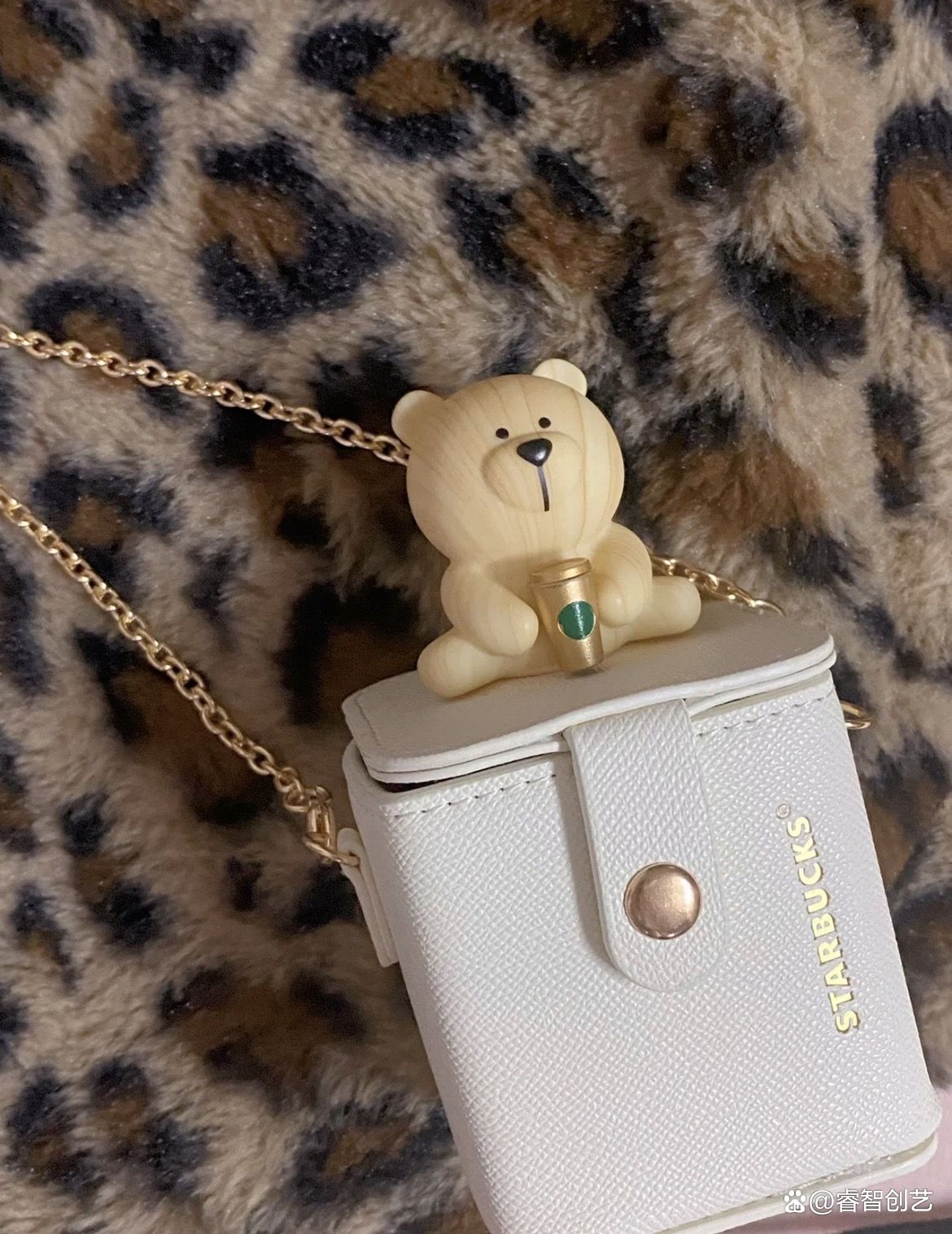 星巴克小包迷你小熊,星巴克新款小熊包