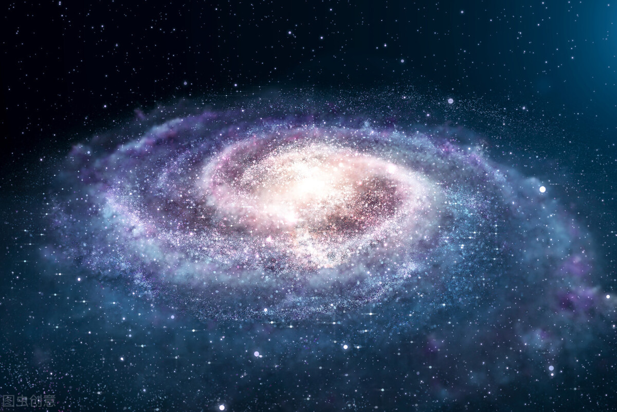 银河系直径横跨200万光年,银河系直径放大到50万光年