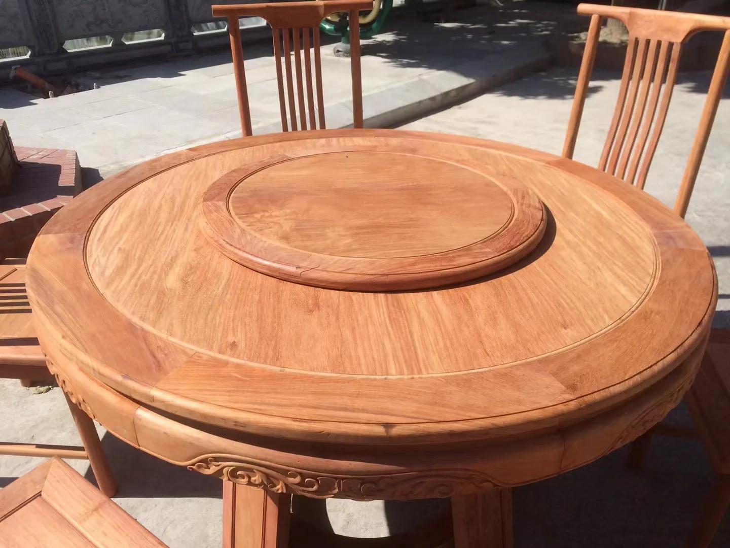缅甸花梨圆餐桌为什么比较贵,缅甸花梨圆餐桌椅的价格