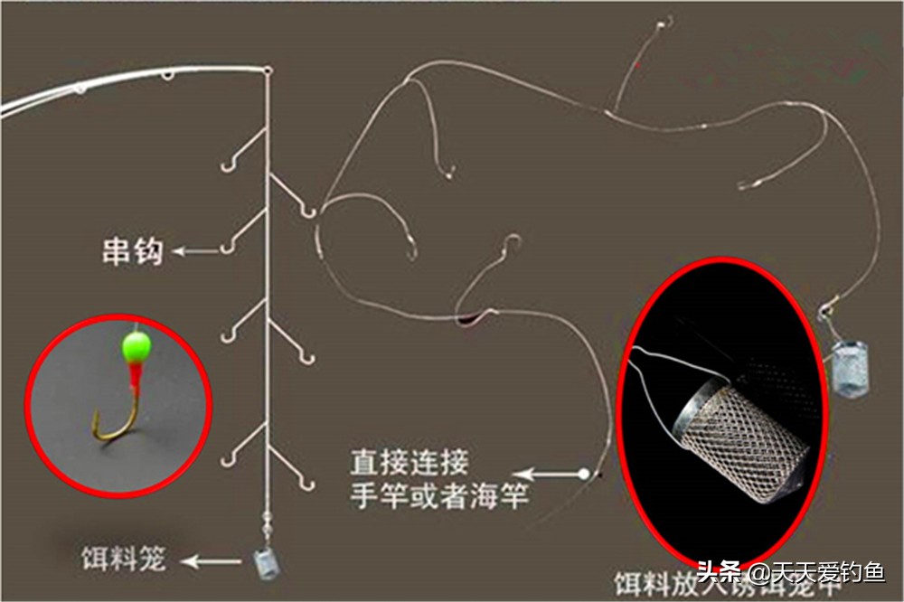 野钓串钩钓大鲤鱼绝招,野钓20几个钩叫什么钓法