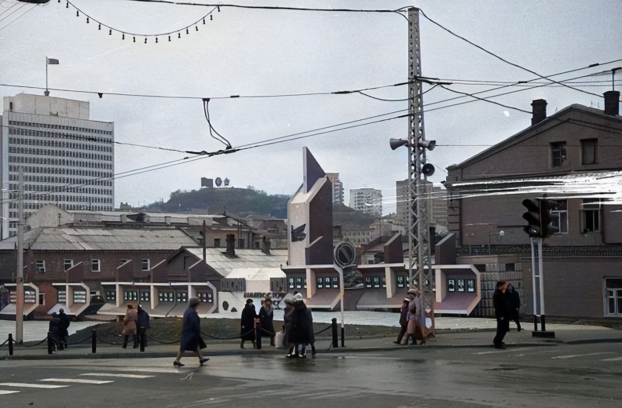 80年代的符拉迪沃斯托克的温馨照片