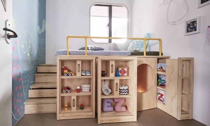 150平的家,给孩子塞下一个运动场