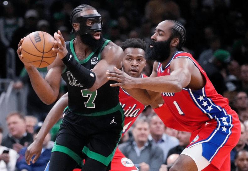 季后赛哈登绝杀凯尔特人,哈登西决首战41分却被库里完爆