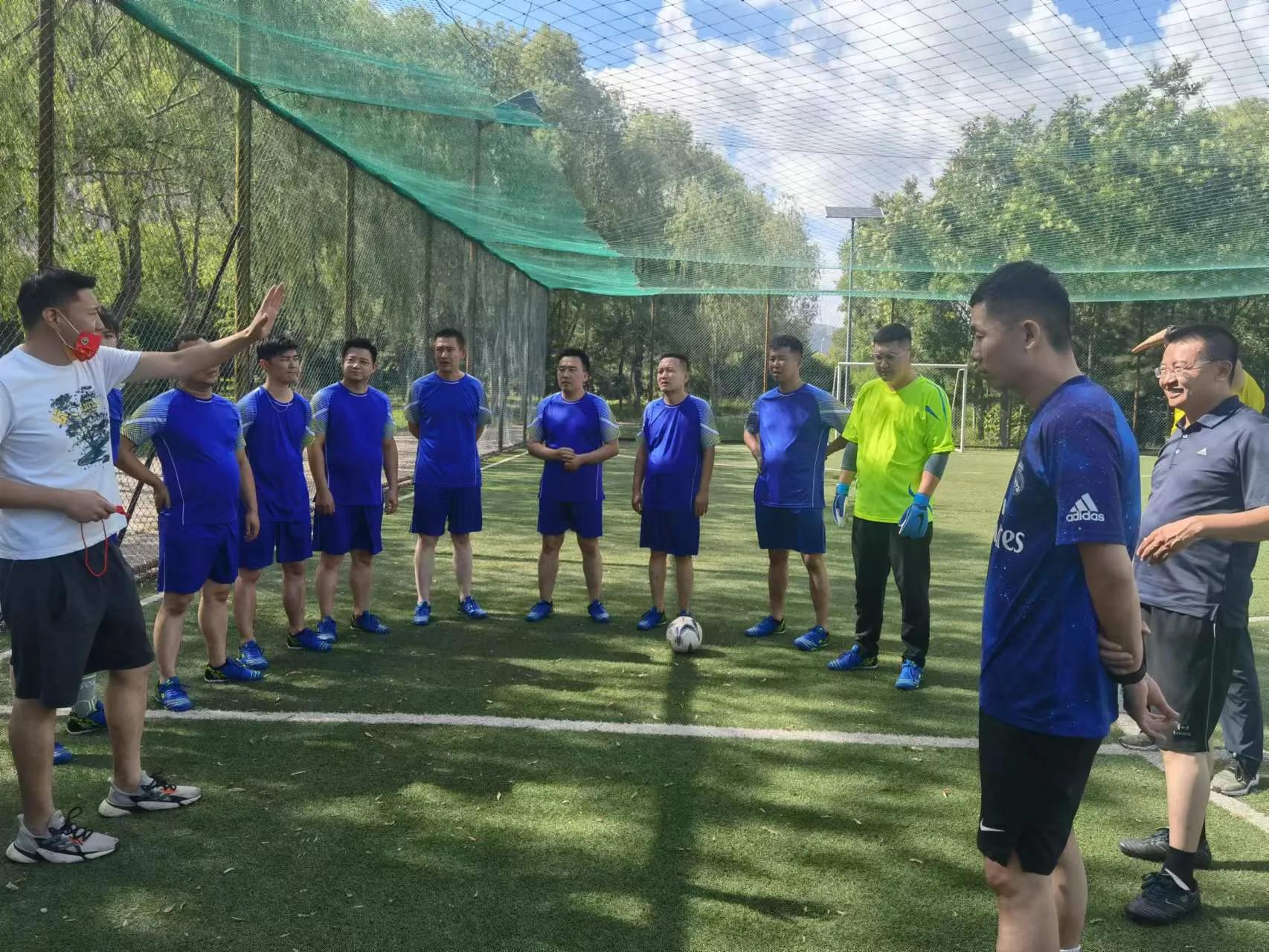 市生态环境局托克托县分局参加《“喜迎二十大、奋进新征程”2022呼和浩特市机关干部系列比赛》足球选拔赛