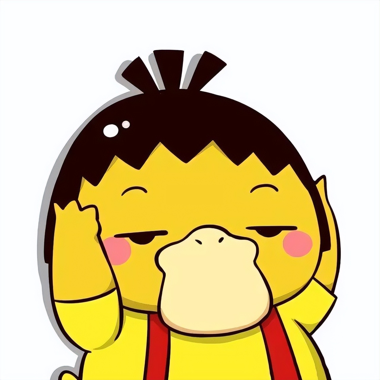 与可达鸭同类型的头像,动物可达鸭头像情侣