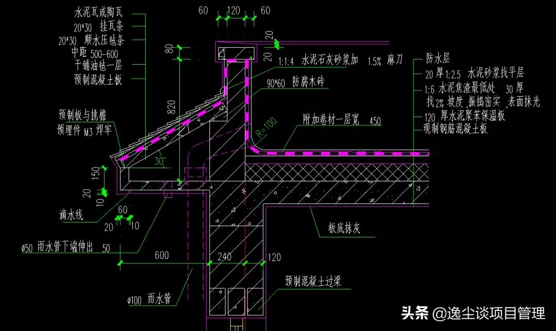 100个建筑图纸讲解,100平方楼房设计图cad