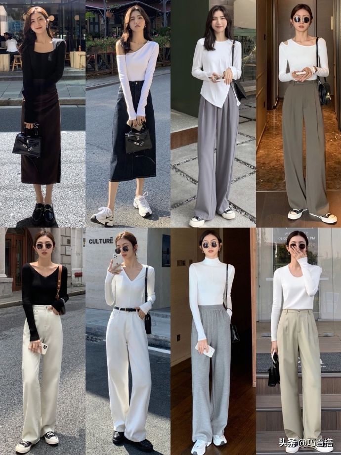 还在挑内搭的姐妹来这里集合了!80件紧身内衬,你想要的这都有