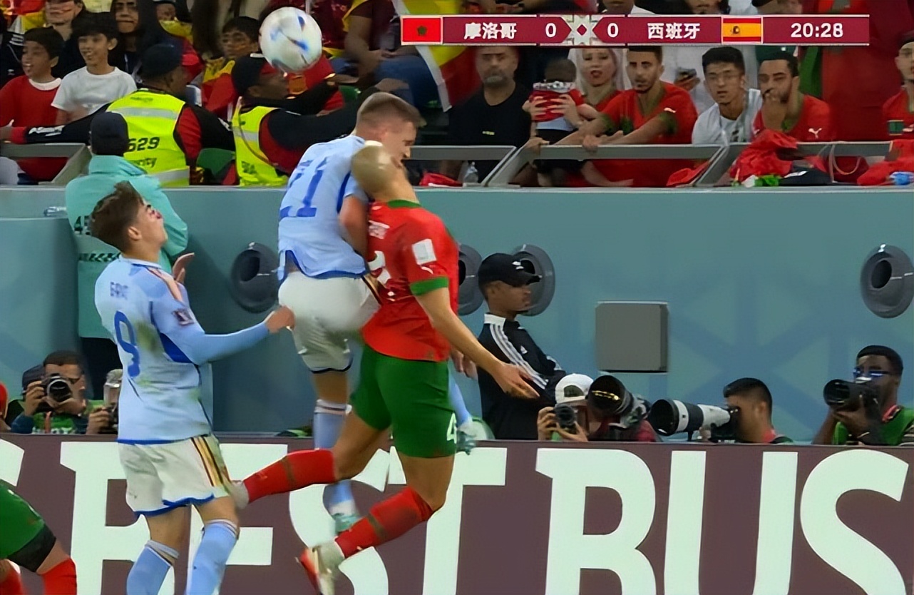 西班牙0:5,西班牙和摩洛哥全场射门次数统计