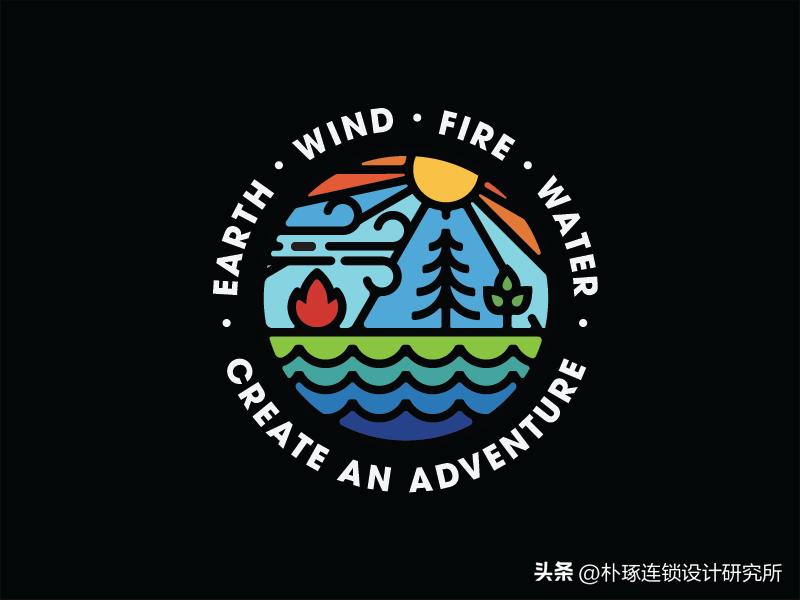 标志设计元素组合,创意几何标志设计