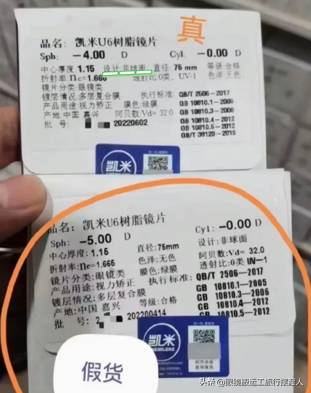 凯米u61.6防蓝光镜片透光率怎么样,凯米的镜片为什么那么便宜