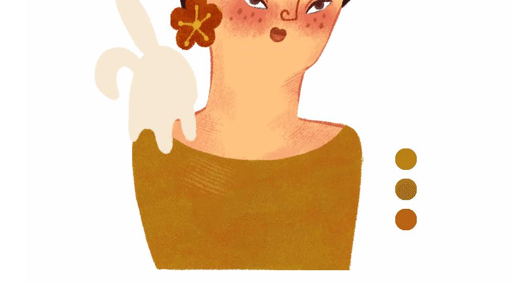 4步带你绘制有趣又好看的彩铅人物头像