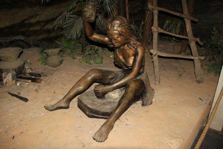 石器时代野人取火,锯竹取火钻木取火擦木取火