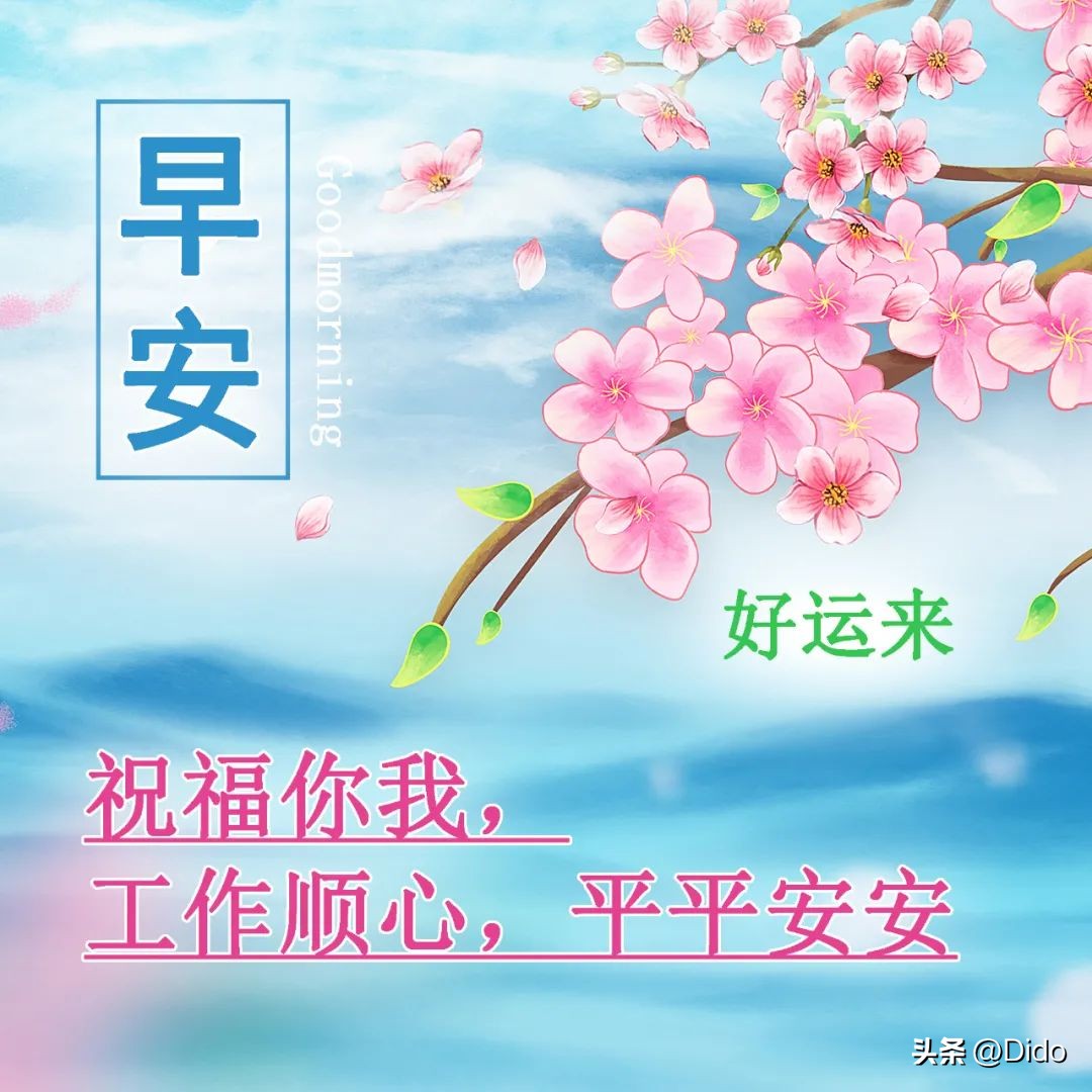 早上好自然唯美的早安问候,早安唯美语录早上好