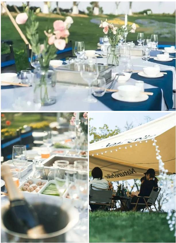 踏青露营地推荐,空港花田古朴森林露营地