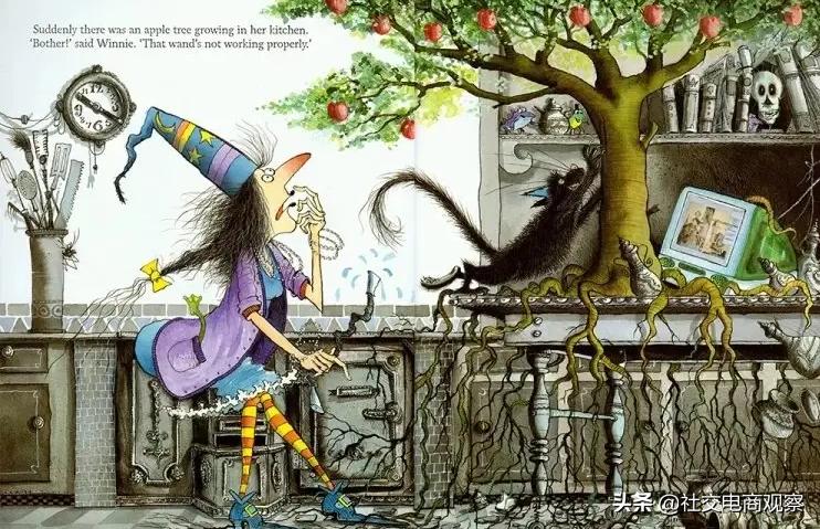 女巫温妮英文原版绘本,女巫温妮与捣蛋机器人绘本