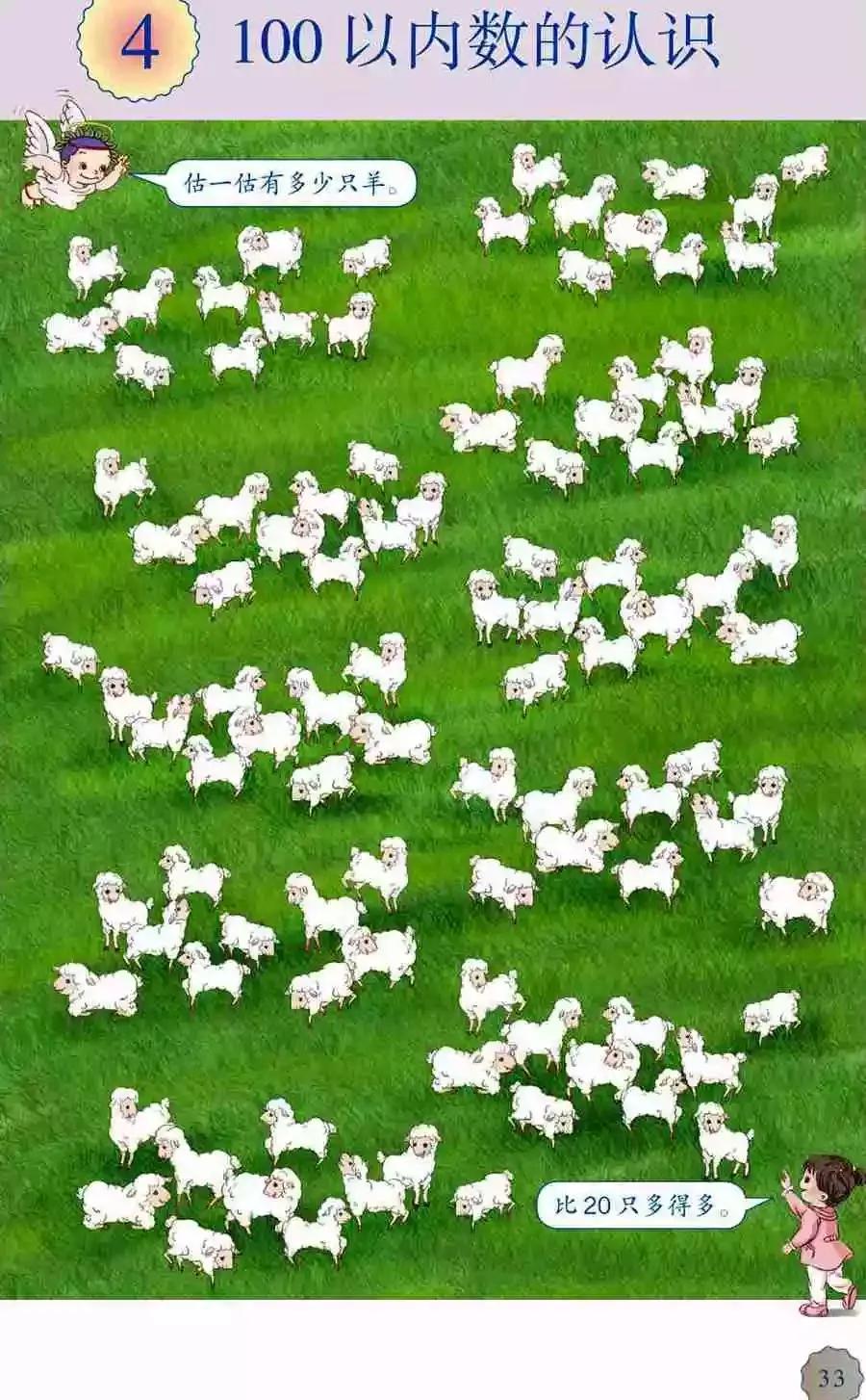 人教版小学数学(一年级下册)课本电子版寒假预习,快收藏