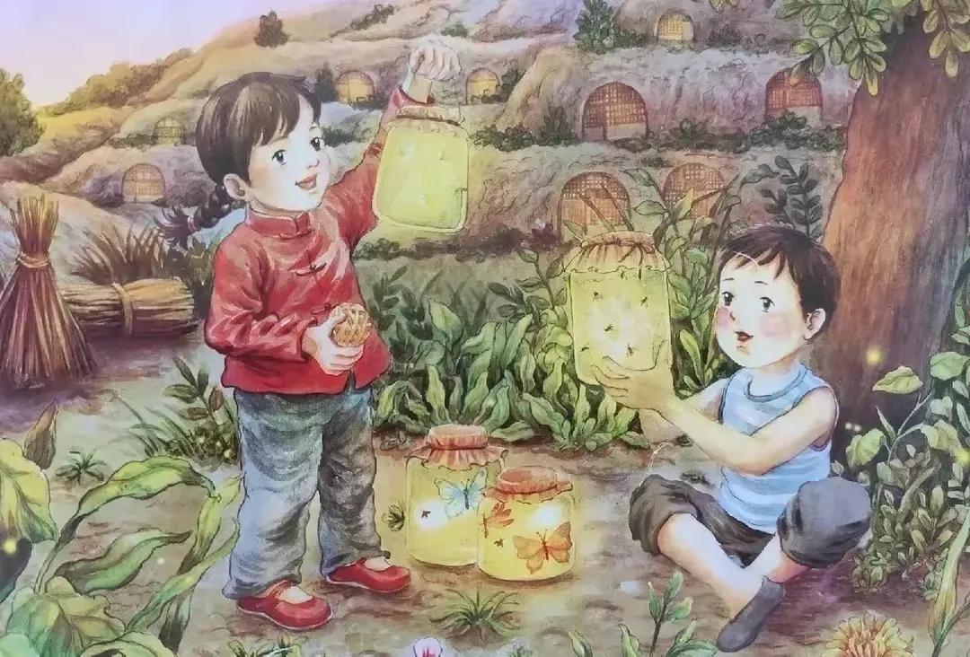 网友画的教材封面,网友画的小学教材插画对比图