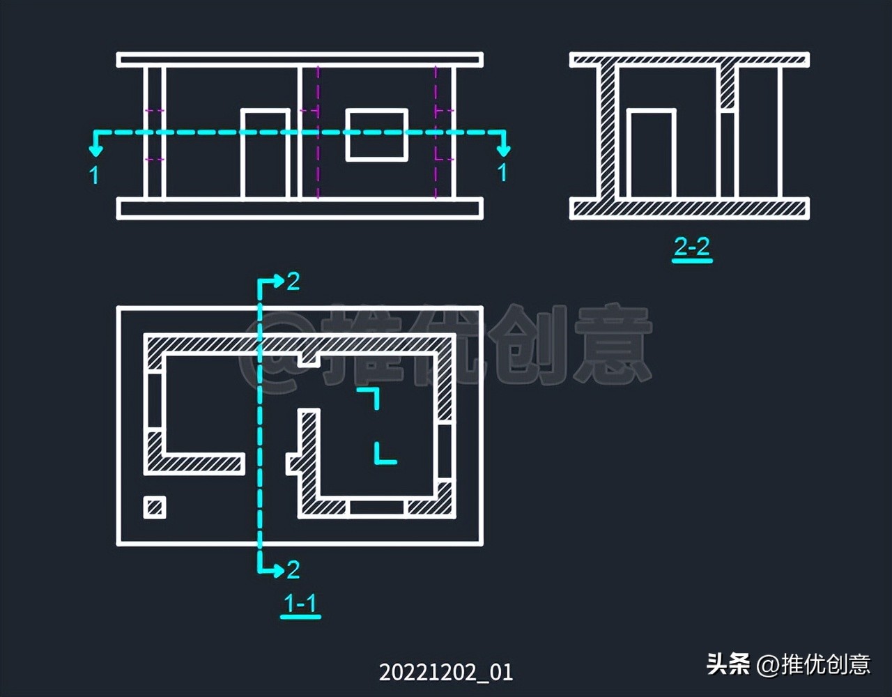 cad剖视图读图技巧,理解制图与识图的基础