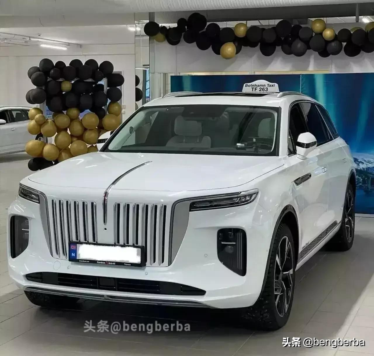 2022新款红旗e-hs9燃油版五座,红旗hs9出口多少钱