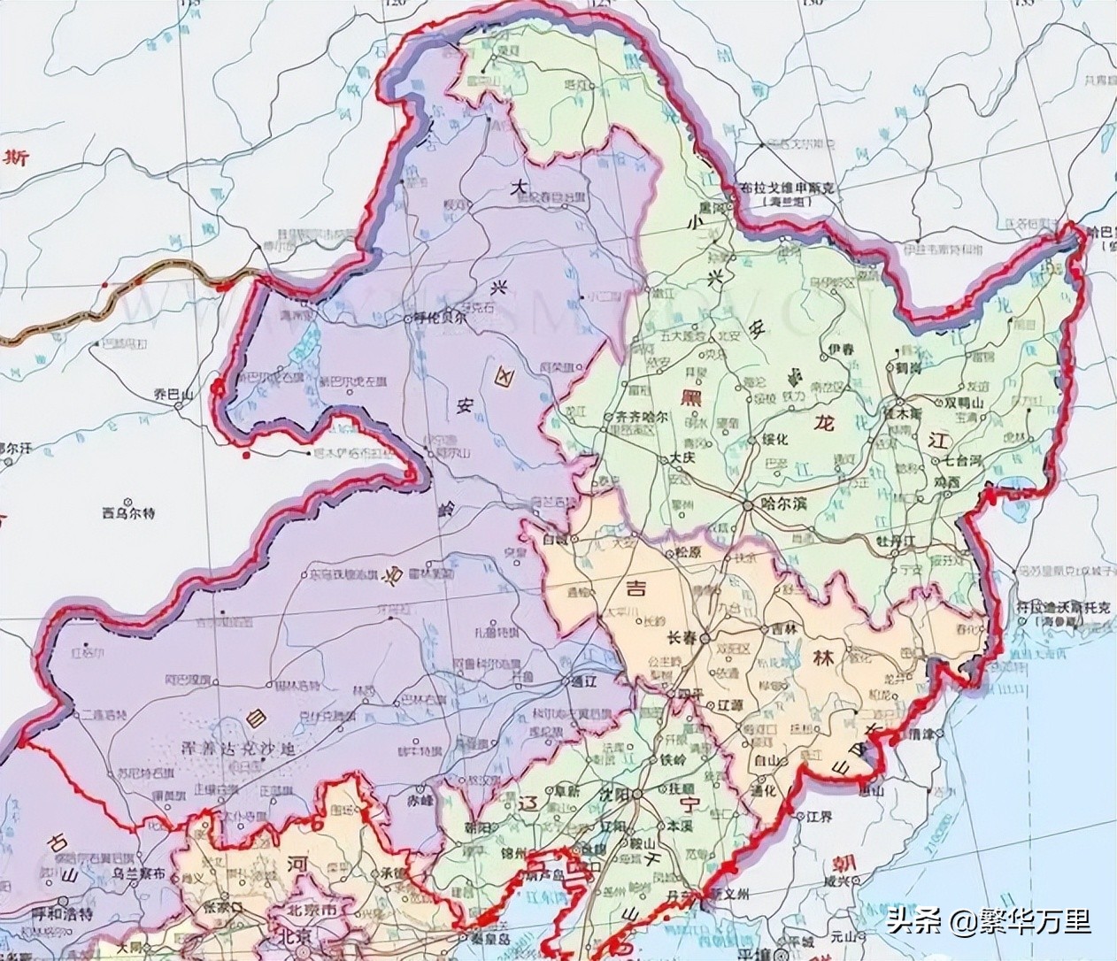 内蒙古地方行政区划调整方案,东北三省区划调整方案