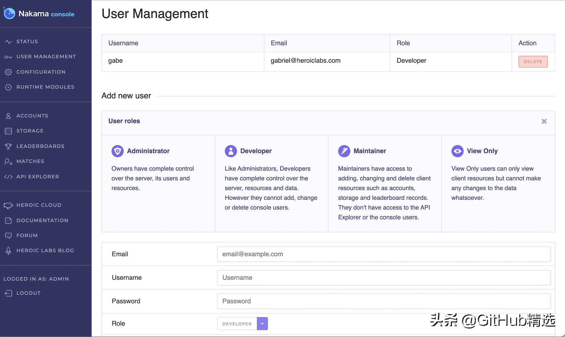 nakama开发,跨平台游戏框架