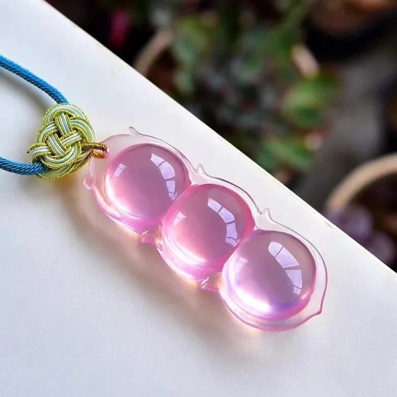 粉水晶王者,冰种粉晶和星光粉晶