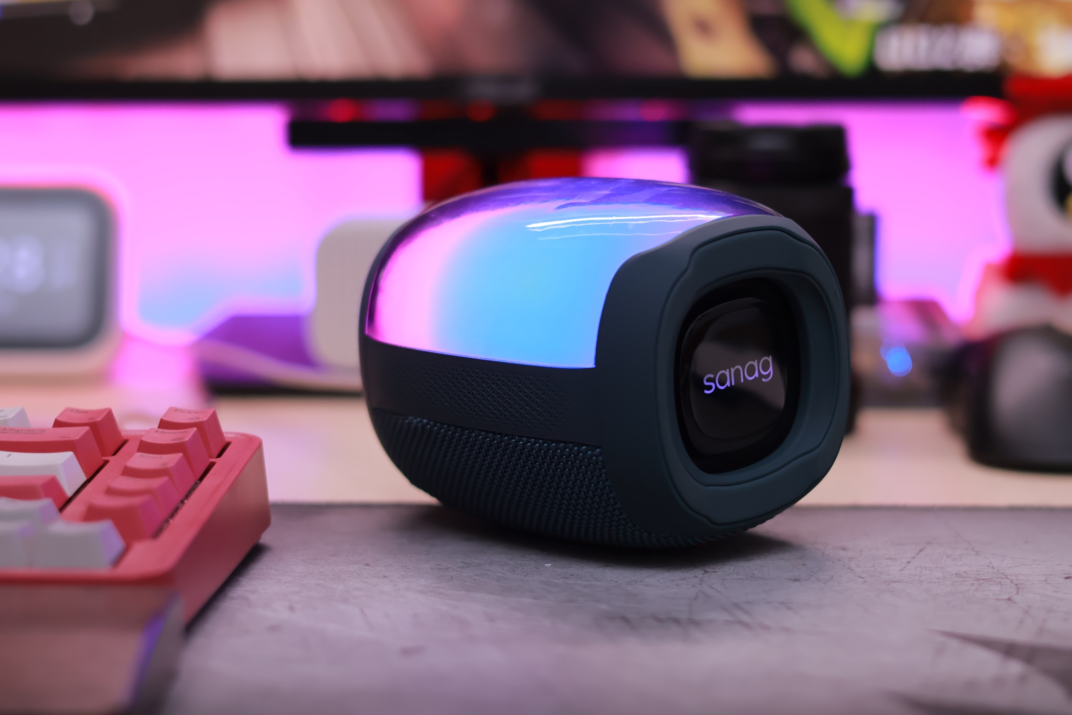 适合户外露营的音箱怎么选?炫彩灯光音箱Sanag塞那V12SPRO开箱